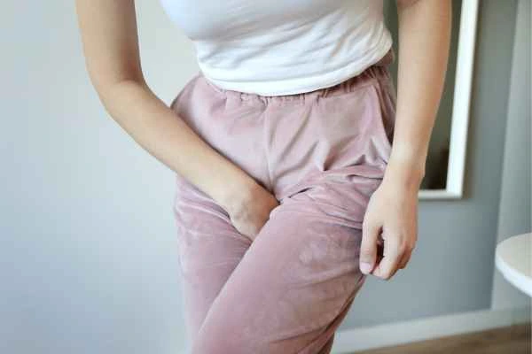 woman struggling with urine incontinence Borehamwood