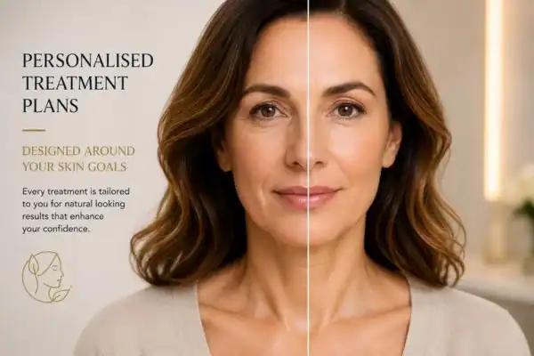Before and after results of Collagen Lift Therapy Borehamwood